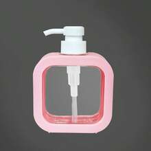 1 Peça Frasco Transparente Recarregável para Gel de Banho, Líquido de Lavar Louça, Shampoo, Loção, Etc.