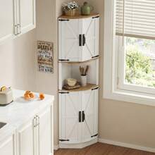 Storage Cabinets - White - View 12
