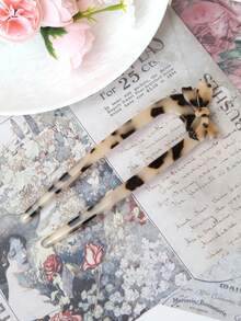 1 pieza Elegante Clip de Cabello Retro en Forma de U: Hecho de Fibra de Acetato, Apto para Mayores de 14 Años, Regalo Perfecto para el Día de San Valentín, Accesorios para la Cabeza, Accesorios para el Cabello para Mujeres - Multicolor H - Ver 16