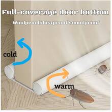 1pc Wind Blocker Seal Strip, Door Bottom Guard Dual Protection Against Dust And Noise