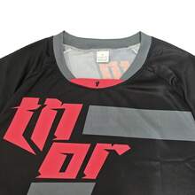 DONUTFOX Mountainbike Sportbekleidung Trikot Rennrad Shirts MTB BMX Downhill Moto DH Motocross T-Shirt HERREN Fitness Shirt Langarm T-Shirt - Schwarz - Übersicht 3