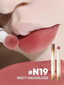 JUDYDOLL MATTE LIP POWDER CUSHION CREAM, Orange Blossom Lip Powder Cream, Matte Lip Gloss, Lipstick, Lip Mud, Non-Drying, Smooth, Long-Lasting, Smudge-Proof, Suitable For Makeup, Parties, Dates, Gifts, Holidays - N19 - 查看 1