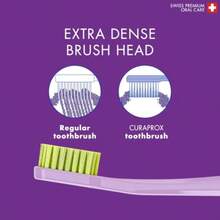SLAW Curaprox CS 1560 Soft Toothbrush Firmer Brushing Experience Gentle Plaque Removal For Adults Single Pack Random Color - như hình ảnh - Xem 4