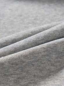 Sudaderas de Mujer Sudadera con capucha de moda informal en color rosa con estampado de flores adorables, versátil y combinable - Gris - Ver 5