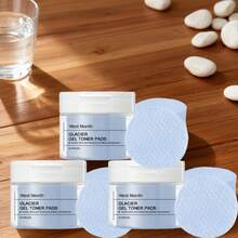 The Gel Toner Pad Contains Collagen And Hyaluronic Acid To Soothe Sensitive Skin, Control Oil And Fat, Brighten Skin Tone And Improve Skin Elasticity. It Is Applicable To All Skin Types, Men And Women. It Is A Universal Christmas, New Year And Valentine's Day Gift - 彩色 - 查看 12