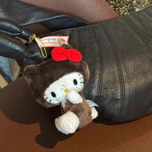 三丽鸥雀斑Hello Kitty毛绒挂件，Kitty玩偶钥匙扣，背包挂件，生日/情人节礼物