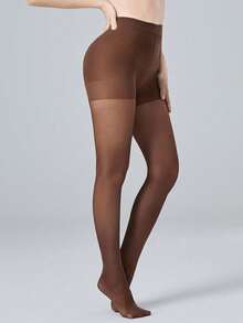 1 Cặp quần bó định hình cơ thể gợi cảm 40D dành cho nữ có chức năng kiểm soát bụng và nâng mông, tất, quần tất thời trang và đơn giản, chất liệu trong suốt - Nhiều màu - Xem 8