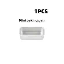 1/2/4pcs Aluminum Cake Baking Mold, Mini Bread Baking Mold, Small Cheesecake Box, Baking Tools, Rectangular Toast Box, High Temperature Resistant And Easy To Clean, Suitable For Making Cheesecake, Brownie And Bread, Perfect For Cheesecake, Brownie, Family Meal And Holiday Baking Tools, Family Dinner And Holiday Baking, Snack Baking Tools - Multicolor - View 15