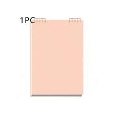 360° Flip Top Flip Notebook Cherry Blossom Pink - Wooden, Double-Sided Ink-Proof For Class/Office/Daily Recording - Hồng - Xem 2