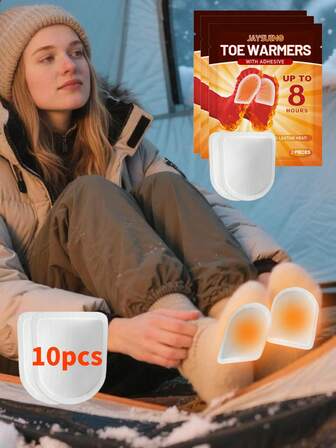 10 Pairs Foot Warmer Patches To Keep Baby Warm In Winter, Self-Heating Foot Patches, Portable And Disposable Heat Patches, Heat Packs, Warming Patches Christmas Gifts, Hand Warmers, Gifts For Men, Stocking Stuffers, Hand Warmers Rechargeable