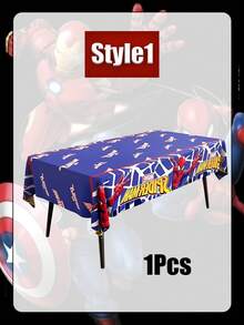 1 Pack Marvel Spider-Man Plastic Tablecloth - 54 Inches X 71.7 Inches Rectangular Disposable Tablecloth, Fits 6 Ft Table, Thick & Waterproof, Suitable For Parties, Holidays And Gatherings - Multicolor - View 12