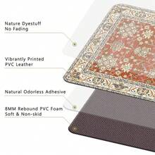 (1/2/3pc)Boho Kitchen Rugs Set Of 2, Cushioned Anti-Fatigue Mats, Waterproof Non-Slip ... - 彩色 - 查看 3