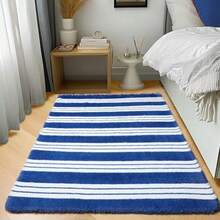 Sour Lemon Alfombras - Rayas azules y blancas - Ver 6