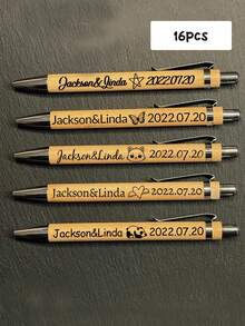 LICVIC 1-160 buc Pixuri cu text gravat personalizat, Rechizite pentru copii pentru școală, Pix cu nume personalizat, Pixuri personalizate din bambus și lemn, Pixuri de scris frumoase personalizabile, Pixuri cu bilă cu scriere fină, Potrivite pentru cadouri de ziua de naștere, Ziua Profesorului, Aniversări, Absolvire, Prieteni, Copii, Elevi, Profesori, Cele mai bune prietene, Bărbați, Femei, Familie, Afaceri, Muncă, Birou, Meșteșuguri personalizate, Reîmprospătarea casei, Casă și locuință, Atmosferă de Crăciun, Suveniruri, Reutilizabile, Adorabile, De înaltă calitate