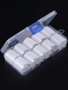 1Box White Lace Nail Art Foils Set Nail Transfer Sticker Flower Petal Retro Laces Transfer Paper DIY Manicure Nail Decoration Accessories (Adhesive Not Included) Nails Nail Supplies - White - View 13