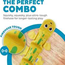 Outward Hound Fire Biterz Giraffe Firehose Plush Dog Toy, Brown, Medium - MàuH - Xem 2