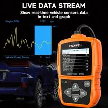 NT201 OBD2 Scanner Code Reader For Cars And Trucks - Reset Check Engine Light Read And Clear Fault Codes Live Data Diagnostic Tool For All Cars Since 1996 - como en la foto - Ver 5