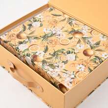 Nuovo set di tre carte da regalo, motivo floreale fresco e carino, scatola regalo in stile Mori Girl, rettangolare e quadrata.