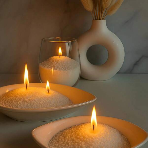 100 جرام / 500 جرام / 1000 جرام شموع اللؤلؤ الاصطناعية، مع 50 فتيل مرفق. طقم شموع رمل DIY مناسب للأعراس والحفلات وديكور المنزل. يتميز بخرز متعدد الألوان (أبيض/أسود/رمادي/بني)، شمع طافي مصنوع يدويًا، طقم DIY، قوالب متعددة الأغراض بدون رائحة، لوازم حرفية مناسبة للمبتدئين، مثالية لديكورات حفلات عيد الميلاد/عيد الحب.