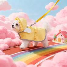 Pet Dog Angel Raincoat Summer Rain Waterproof Dog Clothes Small Dogs Out Cape Style Poncho Supplies Dog Accessories Pet Clothes - Multicolor - View 7