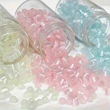 150pcs 4mm High Quality Cat's Eye Seed Beads - Light Pastel Shimmer Smooth Finish, Reflective Loose Beads For DIY Jewelry Making Bracelet Necklace Craft Supplies