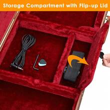 Full Size 41" Hard Casefor ST TL 170 Style Electric Guitar Hard Case Flat - 預設 - 查看 5