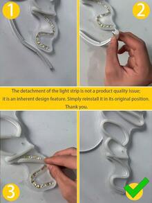 Custom Name Neon Sign, Wedding Decor, Name Neon Sign, Led Neon Sign For Kids, Personalized Gifts, Bedroom Decor, Home Decor USB Led Light, Birthday Gifts, Nursery Sign Nursery Letters Children's Decor Nursery Decor Unique Ideal Gifts - Multicolor - View 5