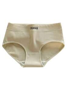 6条装女士纯棉内裤，女孩纯色舒适无痕透气内衣 - 彩色 - 查看 4