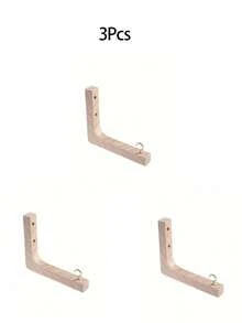 1个木制墙钩，适合悬挂植物，承重力强，可悬挂花篮、灯笼、串灯和风铃，适用于室内外家居装饰，如花园、客厅和庭院，适合房间装饰、花园装饰、婚礼装饰和家居装饰。 - 棕色 - 查看 15