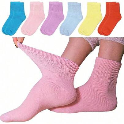18/4/1 Double Buffer Ankle Socks, Men's And Women's Breathable Unrestricted Socks, Soft Ankle Socks, Fat Socks, Thin Breathable Comfort Socks, Moisture Wicking, Unrestricted Loose, Breathable Mesh Upper - Machine Washable, Available In Various Colors, Suitable For Neutral Design Of Swelling Feet And Wide Calves