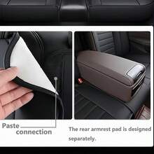 Stylish Black Faux Leather 5-Seater Full Coverage Car Seat Covers - Includes Headrest & Lumbar Pillows Universal Fit Auto Seat Protectors - Five Black Seats With Headrests and Lumbar Support - View 9