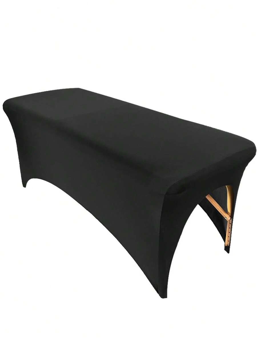 TOEDO 6 Ft High Stretch Tablecloth Wedding Party Beauty Massage Elastic Hotel Birthday Table Cover Rectangular Table Cloth - Multicolor - View 1