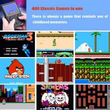 Retro Handheld Console, 400 Brand-New Classic Retro Games, HD Large Screen, Portable And Easy To Carry - The Perfect Gift For Christmas, Thanksgiving, And New Year. - 黃色 - 查看 2