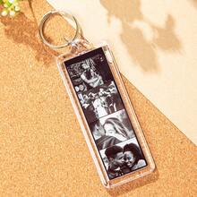 1/3/5pcs Personalized Photo Keychains, Custom Photo Keychains, Key Rings With Photos, Long Photo Keychains, Personalized Gifts, Customized Gifts, Couple Gifts, Gifts For Best Friends, Gifts For Women, Christmas Gifts, Perfect For Mother's Day, Father's Day, Anniversaries, Valentine's Day, Birthdays, Weddings, Gifts For Best Friends - Multicolor - View 5
