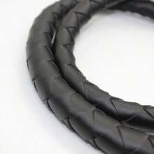 Western Farm Western Cowboy Whip - Black Leather Bullwhip, Halloween Party Supplies, Christmas And New Year Gifts Equestrian Leather Crop/Whip Practice