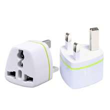2pcs USA To UK/Argentina/Uruguay/Australia/New Zealand/China Travel Adapter Converter, 10A 250V, Compact & Durable, G Type