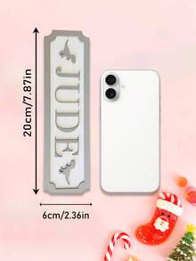 One Custom Nameplate, Personalized Children's Nameplate, Suitable For Both Boys' And Girls' Rooms, 3D Printed, Personalized Home Bedroom Nameplate. - Multicolor - View 12