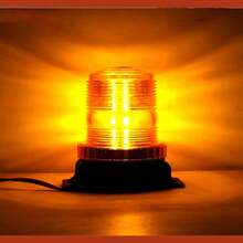 30颗LED汽车叉车辅助灯，琥珀色闪烁顶部安装警示灯，工程应急频闪灯，高可见度紧急安全警示汽车LED频闪旋转警示灯 - 彩色 - 查看 1