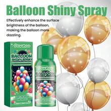 100ml,Balloon Brightening Spray, Balloon Polishing Brightening, Increasing Luster, Lasting Shine, Preventing Fading, Evenly Sprayed, Brightening Agent To Enhance The Surface Brightness Of Balloons, Suitable For Various Occasions - Multicolor - View 2