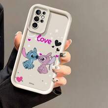 Miniso Disney Lilo & Stitch Phone Case, "Love" Themed Design With Stitch & Angel In Romantic Posefor Samsung Galaxy S25 Ultra/S25 Plus/S25/Galaxy S24 Ultra/S24/S24 Plus/S24 FE/S23 FE/S23 Ultra/S23 Plus/S23/S22Ultra/S22/S22 Plus/S21 Ultra/S21 Plus/S21 FE/S21/A13/A14/A15/A16/A17/A33/A34/A35/A36/A52/A53/A54/Galaxy Note20Ultra,Galaxy S25 Ultra Case Plus Stocking Stuffers,The Girlfriend,The Chosen,Early Fall Fashion. - 粉色 - 查看 2