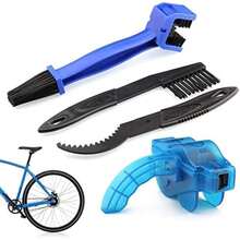 Kit de Limpieza de Cadena de Bicicleta, 4 Cepillos depuradores de Limpieza Para Bicicletas, Kit De Cepillo Limpiador Cadena Para Bicicleta Y Moto, Azules(default) - Multicolor - Ver 2