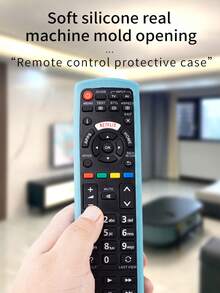 Funda protectora compatible con el control remoto de TV RM-L1268/N2QAYB001212 con adhesión completa. Con cuerda colgante - Multicolor - Ver 5