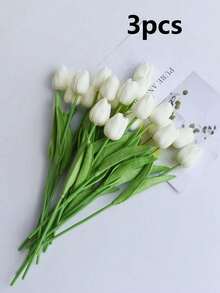 3/5/10 قطع من زهور الزنبق الفاخرة - باقة لمس حقيقية لديكور المنزل، ترتيبات الزفاف، أحداث الحفلات، ديكورات الفنادق، هدايا العطلات، عيد الحب، ، ديكور السنة الجديدة، زخرفة الغرفة، ستحل محل، زينة الهالوين، تزيينات الزفاف ، ملصقات غرفة المعيشة، إكسسوارات غرفة النوم، تصميم Cra شرائط تدفق، لوحة مركزية للحديقة، تصاميم الحائط - أبيض حليبي - مشاهدة 7