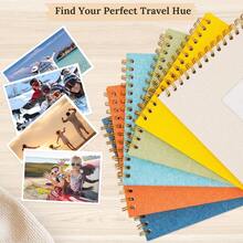 8 X 8 Inch Scrapbook Photo Album Linen Cover, Hardcover Kraft White Pages Memory Book, For Travel Wedding Guest Book Christmas Baby Shower (20 Sheets/ 40 Pages,Beige) - 米色 - 查看 9