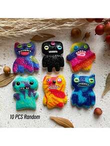 Cartoon Sprout Monster Teeth Resin Accessories For DIY Phone Case, Hair Clips, Hollow Out Clogs Charms, Decorative Craft Supplies - Multicolor - View 15
