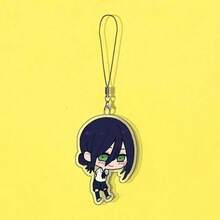 Set de 5 llaveros acrílicos con personajes de anime, adecuados para accesorios de teléfono y decoración de llaves de coche - Multicolor - Ver 3