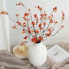 1PC/2PCS, 39.37-Inch Artificial Red Berry Branches, Holly Berry Branches Are Suitable For Autumn And Winter Decoration, Chinese New Year, Easter, St. Patrick's Day, Weddings, Parties And Home Table Center Decoration.