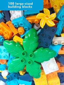 Large Size DIY Building Blocks Set. Mix And Match To Assemble Various Models. Enhance Hands-On Ability And Cultivate Creative Imagination. Children's Gift - Multicolor - View 11