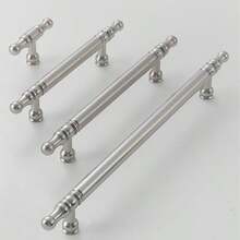 1 pezzo Maniglia in lega di alluminio stile europeo per anta di armadio, colore nero, oro, nichel, per maniglie e pomelli di mobili da cucina, cassetti, ante di mobili - Multicolore - Visualizzare 6