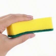 24片/12片/10片/6片/1片装厨房清洁海绵，耐刮擦洗碗海绵，适用于酒店/餐厅/商业用途，厨房清洁海绵，洗碗布，清洁抹布，耐刮擦洗碗海绵，厨房清洁海绵